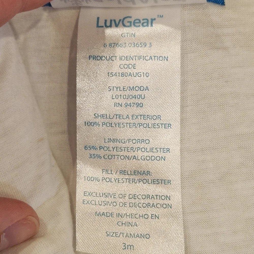 Luv Gear Cold Alert Infant Baby Pink Snow Bunting Snow Suit, 3 months